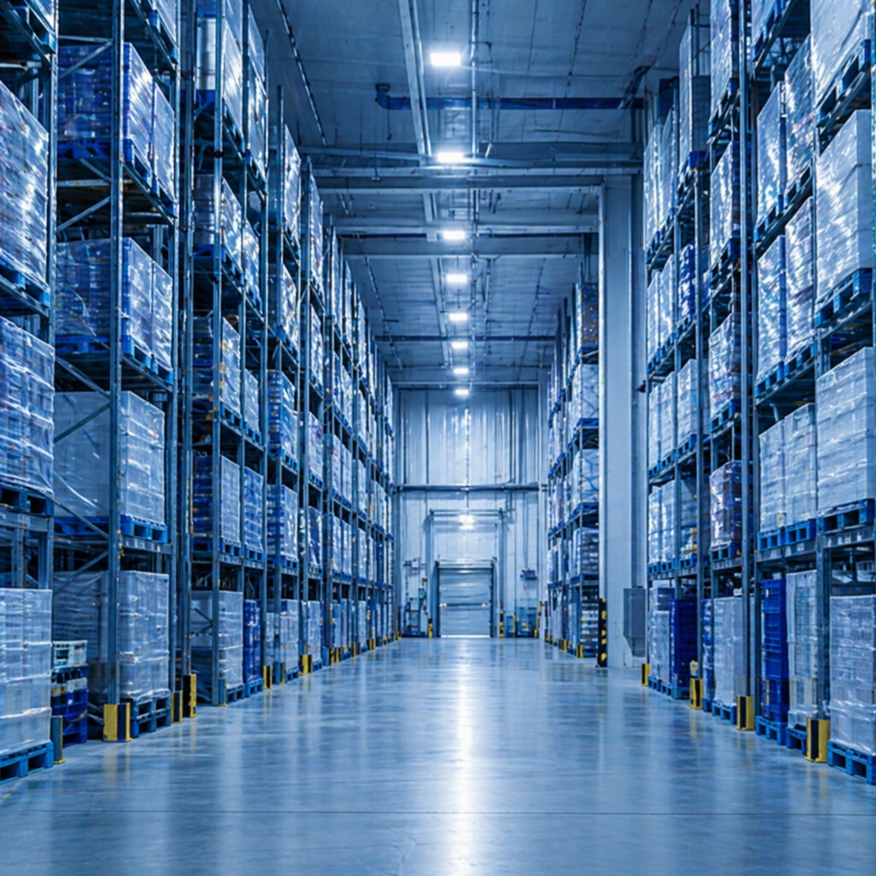 modern refrigerated logistic center